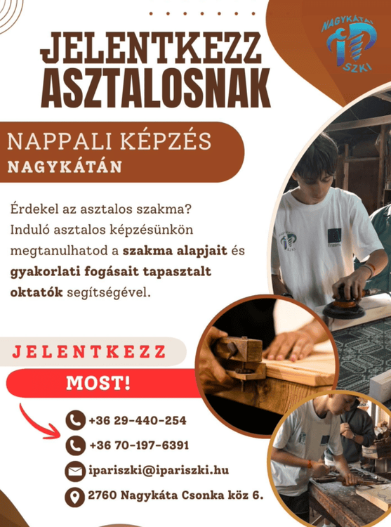 Jelentkezz asztalosnak!