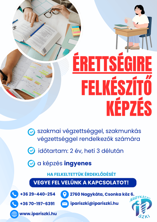 Érettségire felkészítő képzés